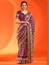 Holland Silk 69 By Apple Silk Blend Printed Designer Sarees Wholesale Market In Surat
